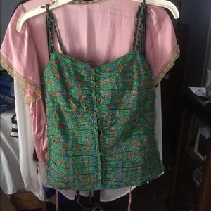 NWT Marc Jacobs SZ4 braided spaghetti strap floral